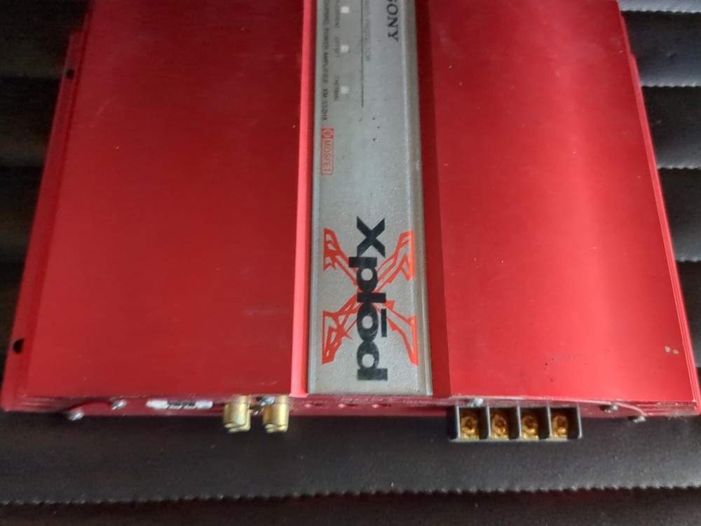 Sony XM-552HX amplifier old school