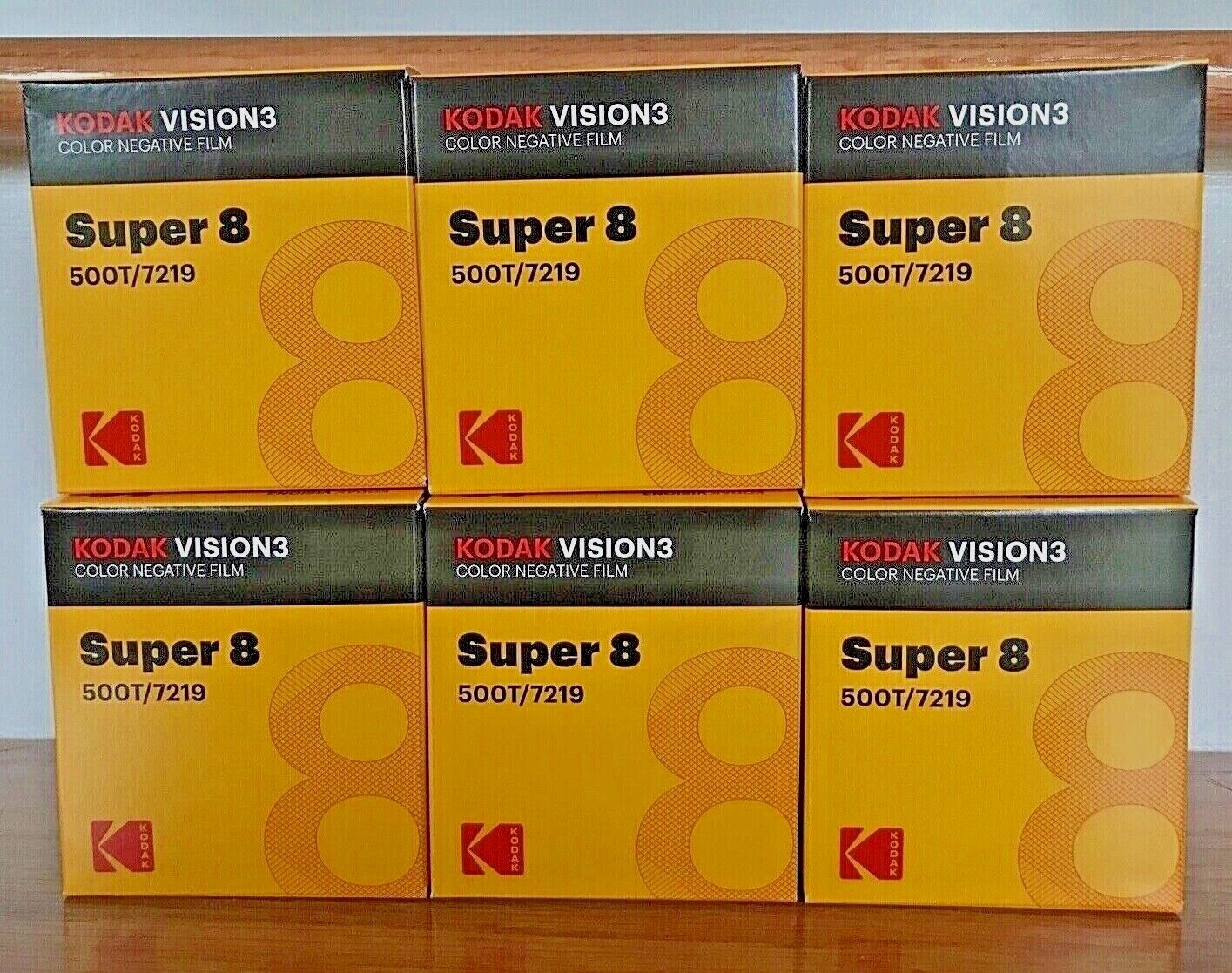 Kodak Vision 3 500T 7219 Super-8 Color Negative Film - NEW Fresh Kodak SEE VIDEO