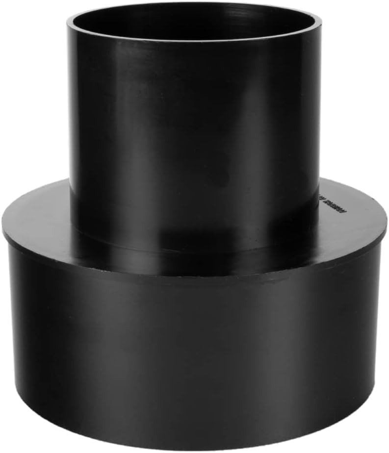 ABS Dust Collection Reducer 6" to 4" for Efficient Workshop Use