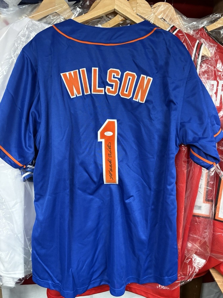 Mookie Wilson Signed Jersey