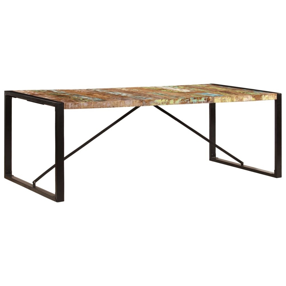 Dining Table Kitchen Table Dining Room Dinner Table Solid Reclaimed Wood vidaXL