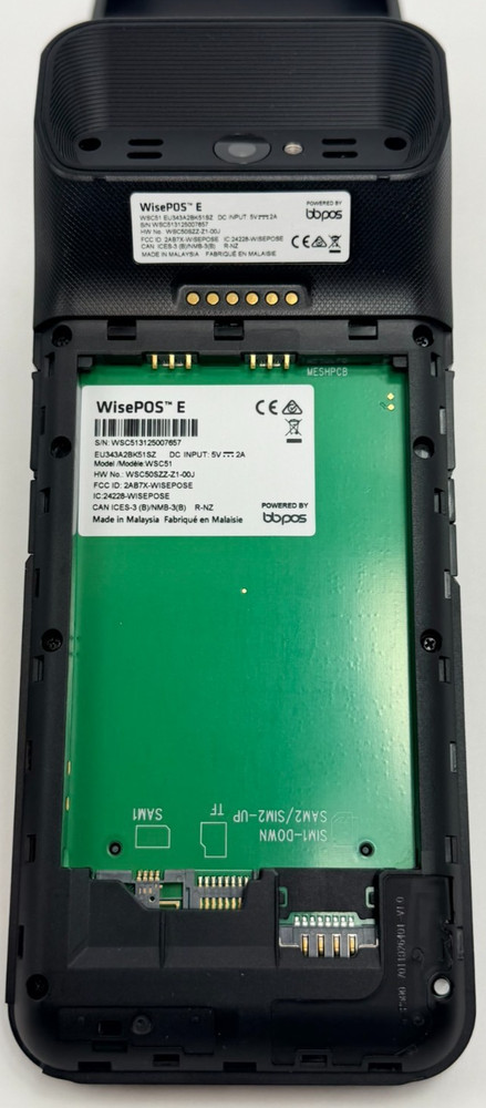 BBPOS WisePOS E Stripe Terminal WSC51 w/ Card Reader, Dock & USB Charging Cable