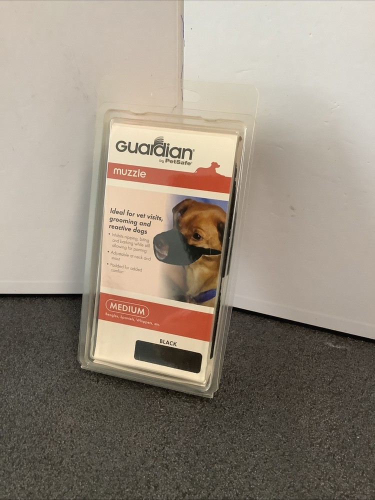 Guardian Muzzle by Petsafe  Adjustable Mesh Muzzle - Size Medium.