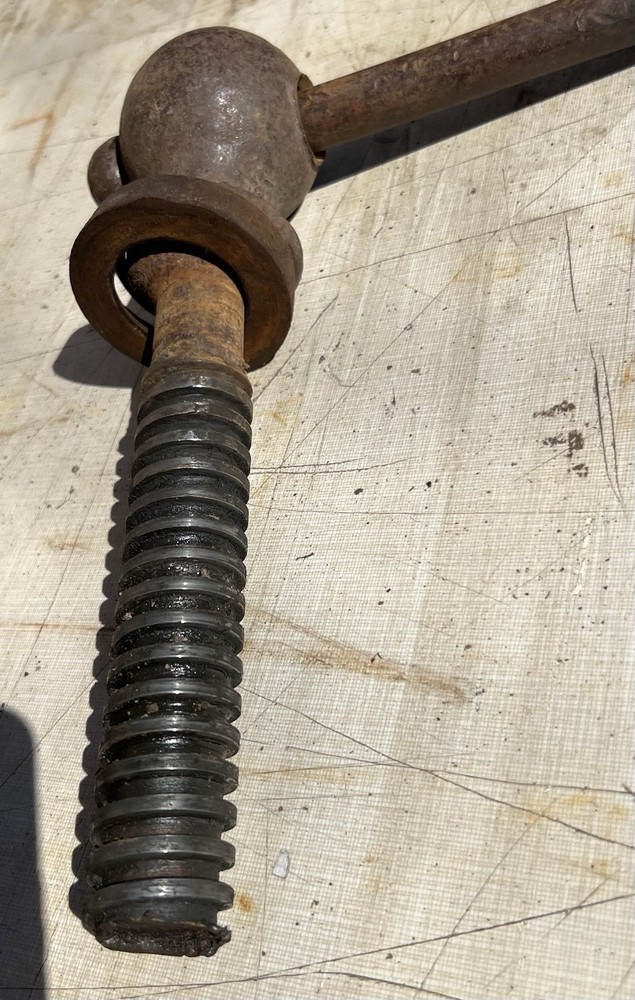 5 1/4 Blacksmith Vice Antique 57 Lbs Post Leg