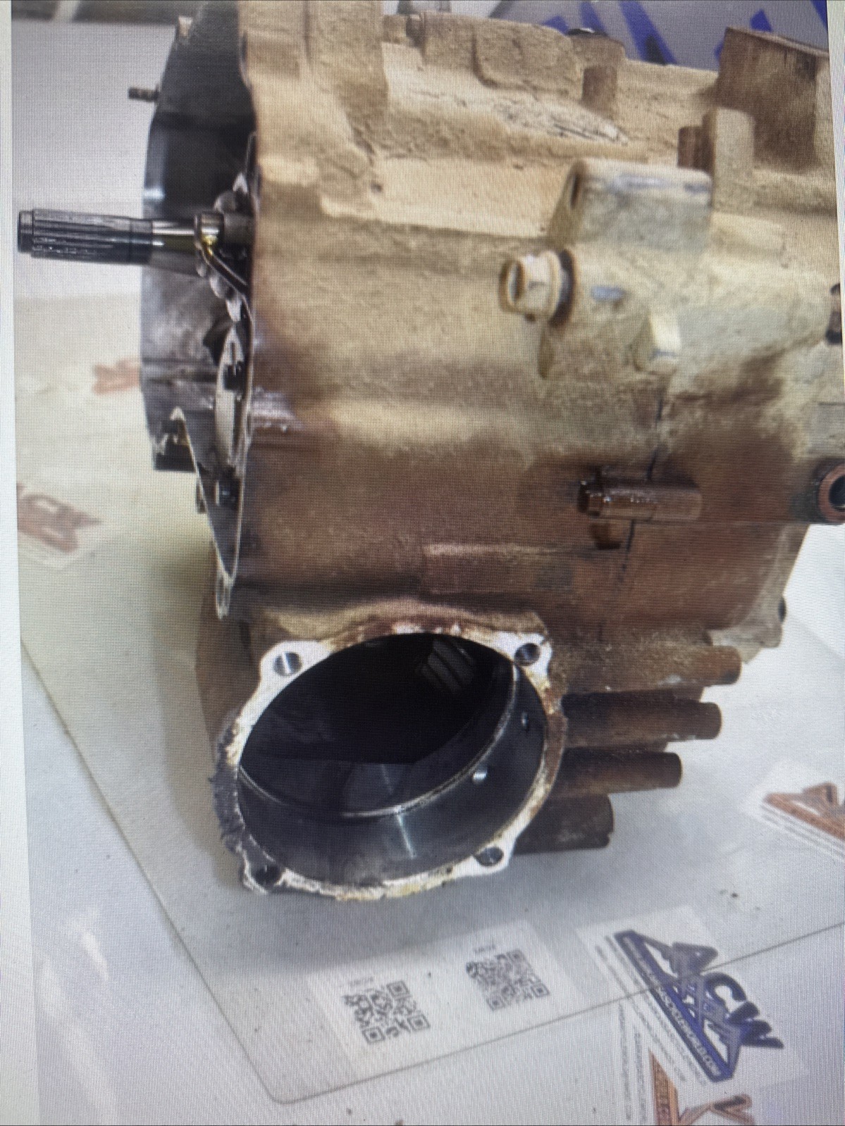 S1-4 Lower Engine Motor Crank Case 99 Yamaha Big Bear YFM 350 1999 ATV 2x4 Quad