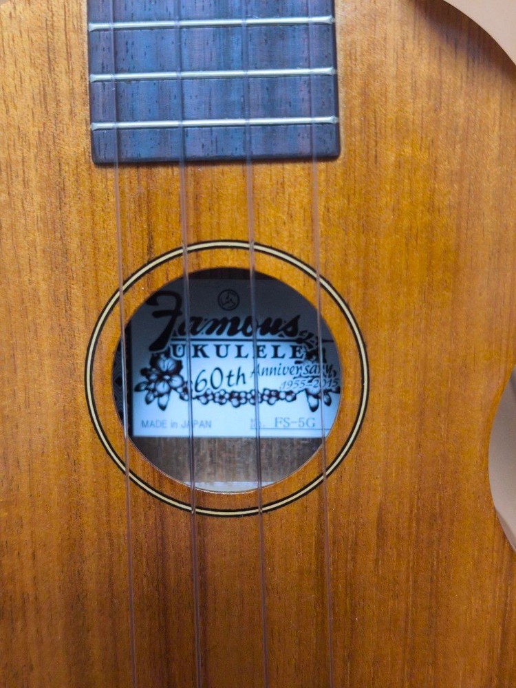 Famous Ukulele FS-5G 60th Anniversary Model
