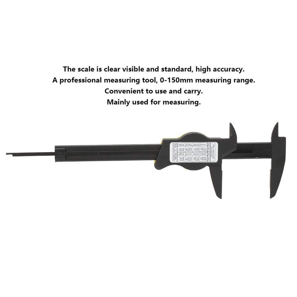 Depth Plastic Dial Vernier Caliper Professional Micrometer High Precision Mea...