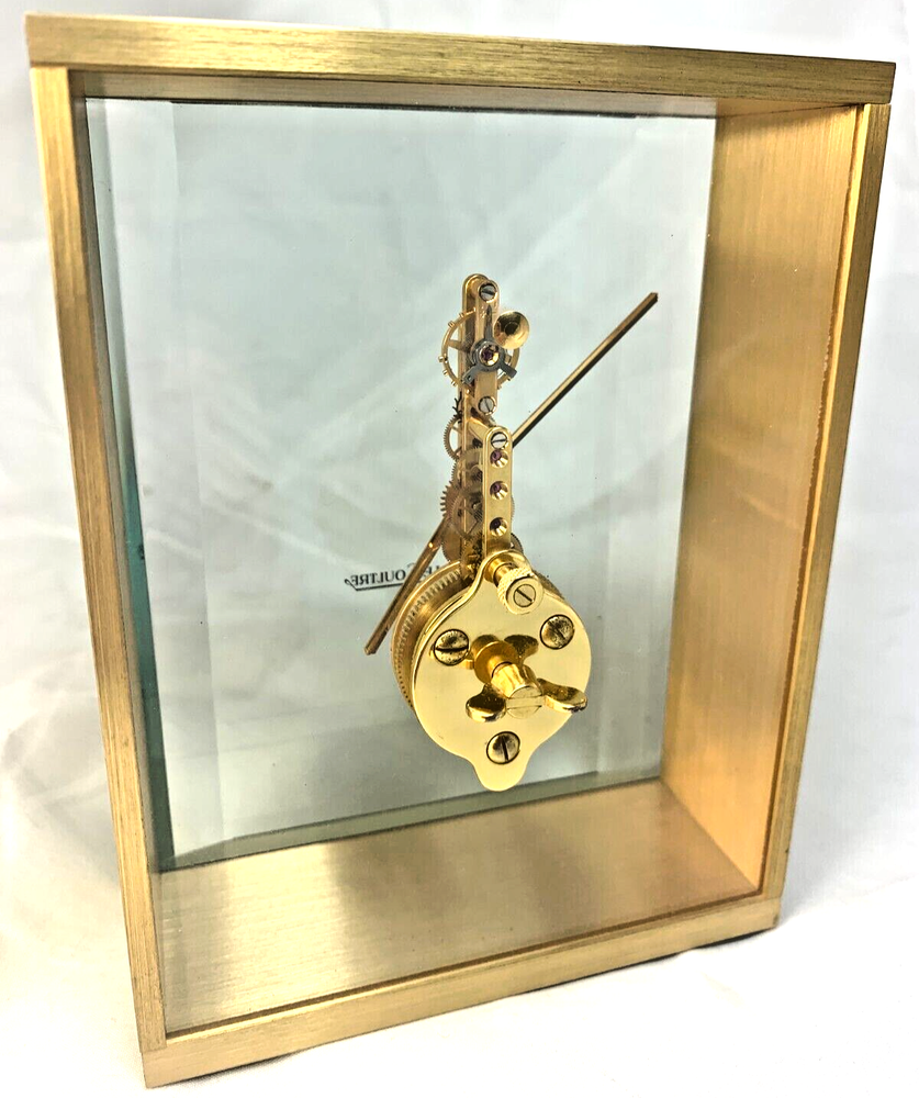 Extremely RARE Jaeger LeCoultre PRISM 8 Days Inline Table Desk Clock