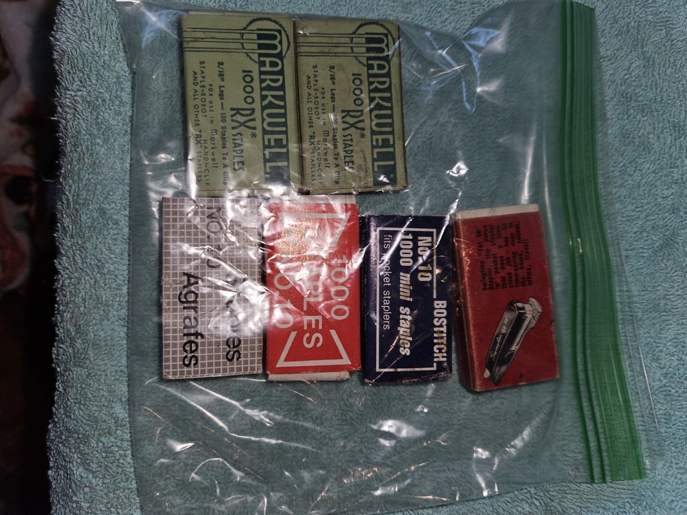6 Boxes Of Mini Staples