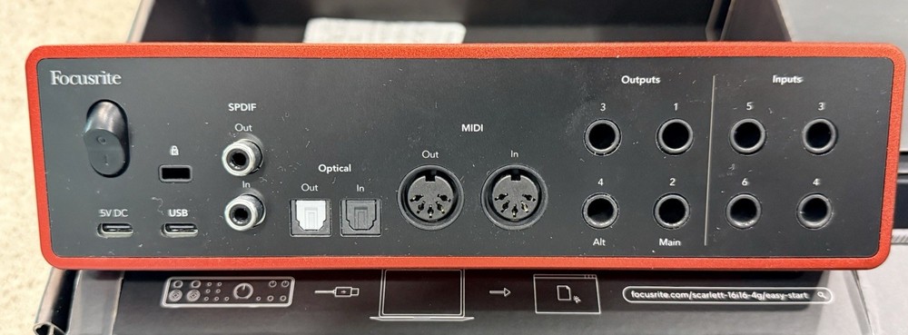 Focusrite Scarlett 16i16 4th Gen USB Audio Interface