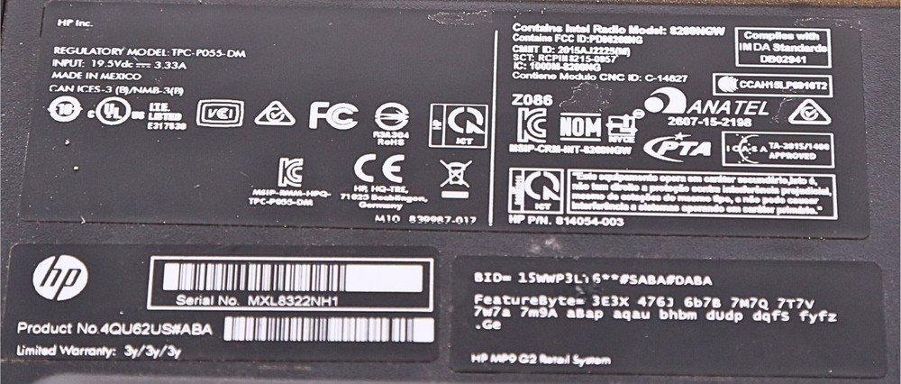 HP MP9 G2 Retail System, Mini Desktop PC