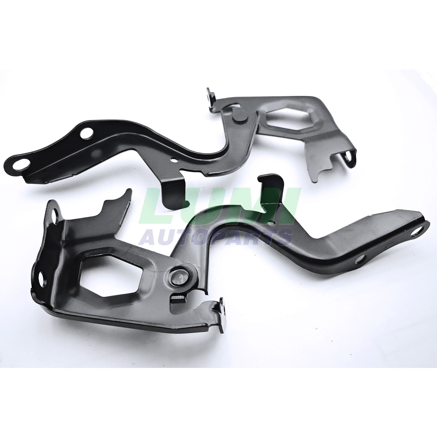 2PCS Black Hood Hinge Right Left For 13-18 Toyota RAV4 TO1236179 TO1236180 2013