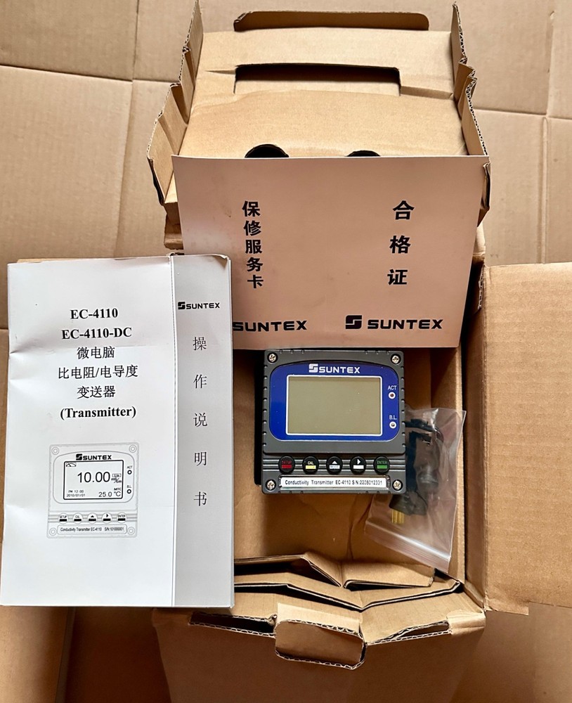 Suntex EC-4110 microprocessor-based conductivity transmitter