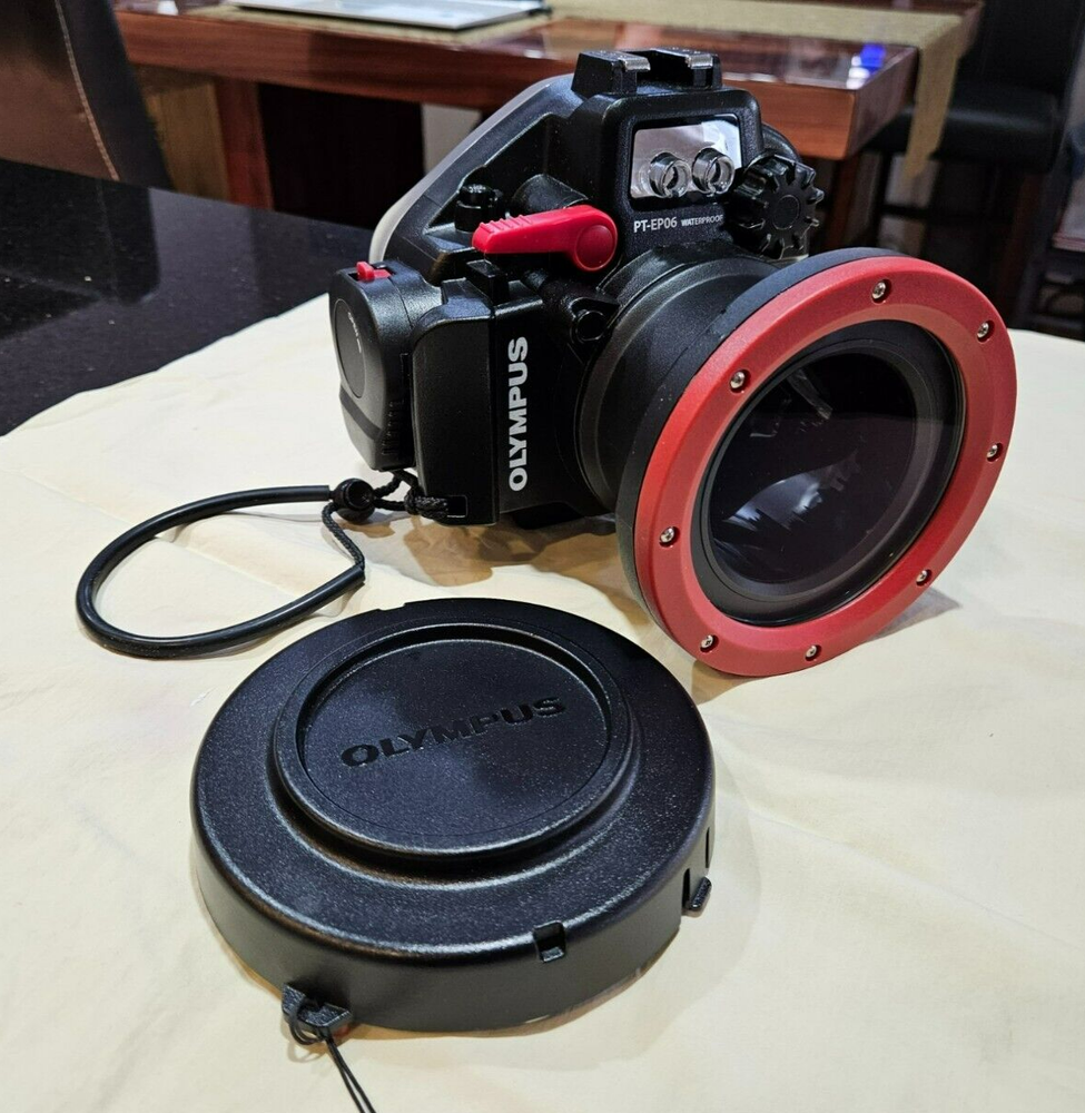 Olympus PT-EP06 Underwater Housing for E-pm1 Digital Camera Scuba Dive Case