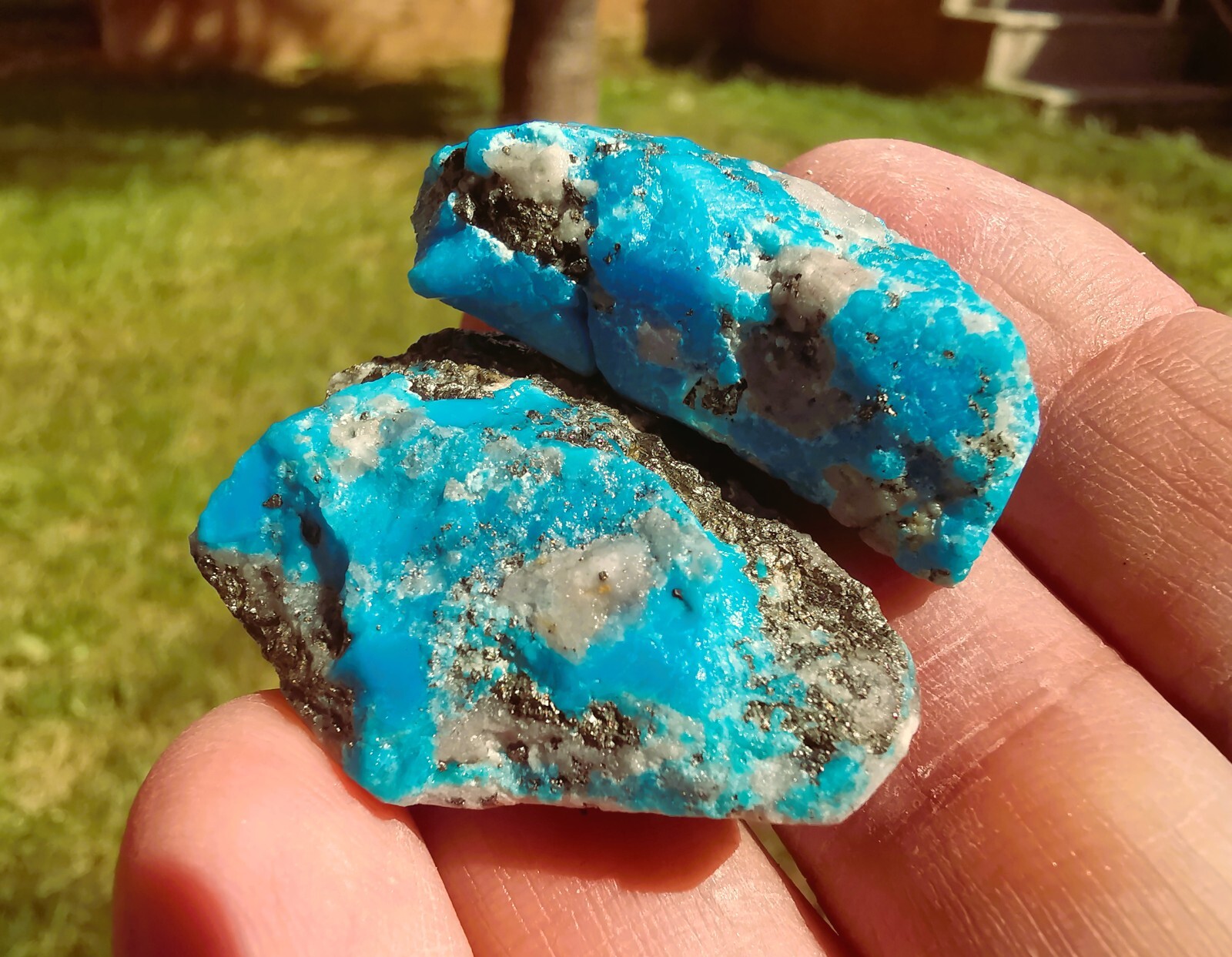 500 Carat Lots Natural Persian Turquoise & Pyrite Rough stone , No Treatments