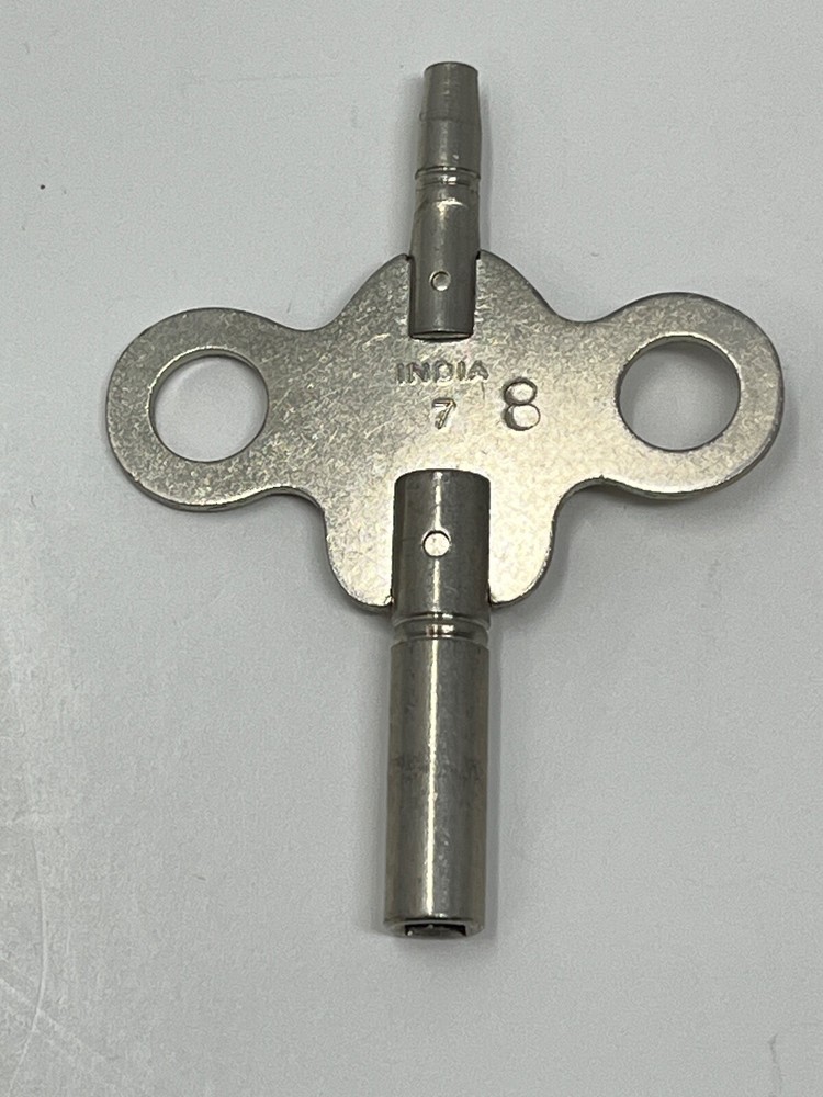 NOS India Double End Clock Key  Sizes 8 & 000