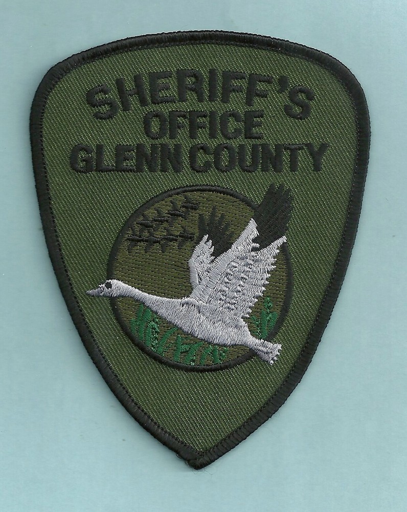 GLENN COUNTY CALIFORNIA SHERIFF TACTICAL SHOULDER PATCH