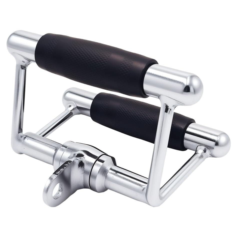 LAT Pull Down Bar Rotating Press Down Bar Tricep Rope Double D Row Handle