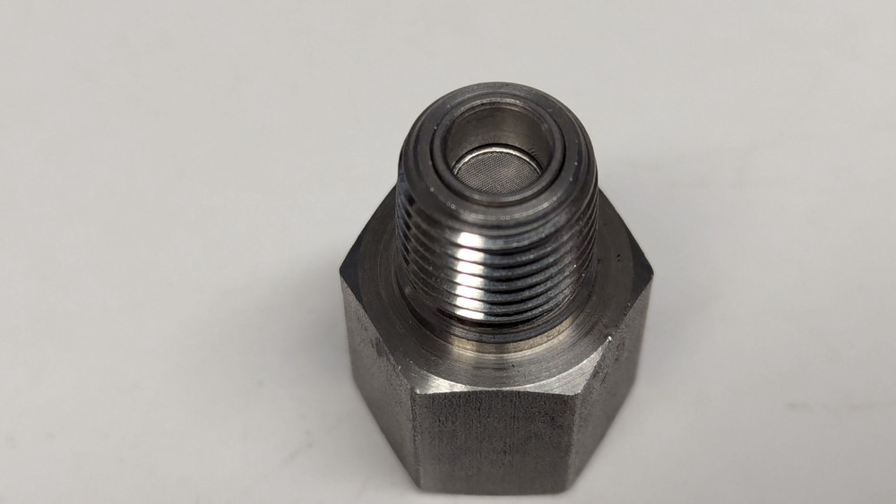 New Stainless 1/4" Npt Snubber, Screen Filter Element, Marked S5