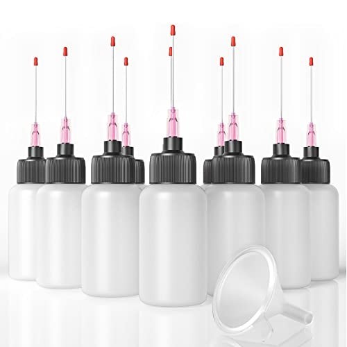 10 Pcs Needle Oiler (1 OZ) Precision Tip Applicator Bottle  LDPE Oils  Bottle
