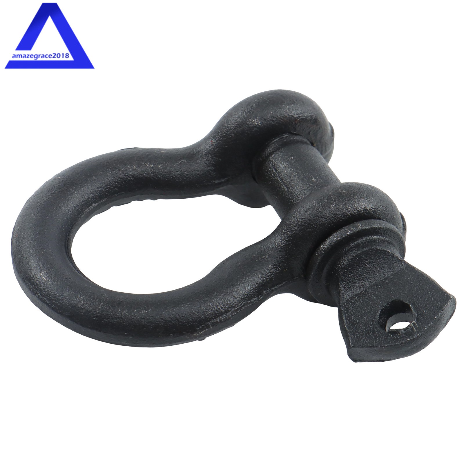 4 Pcs 1/2'' D Ring Anchor Shackles Galvanized Screw Pin Clevis Shackle WLL 2T