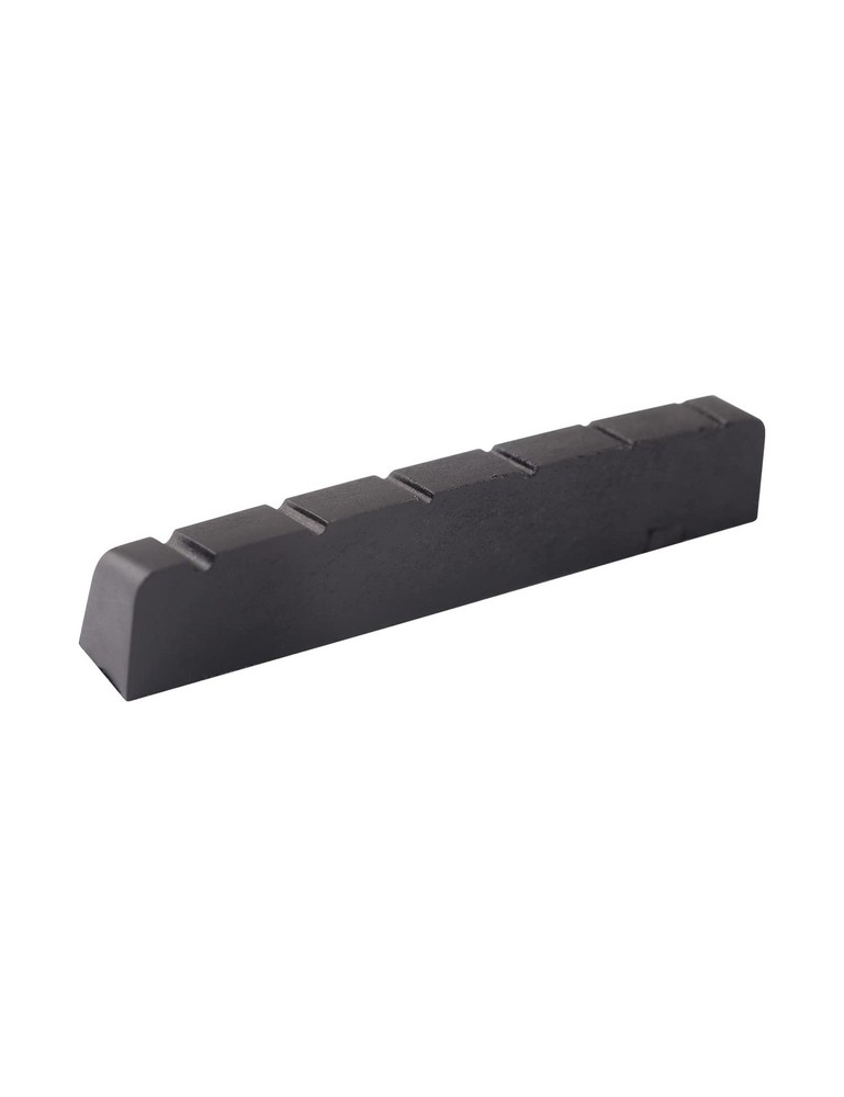 Metallor 6 String Graphite Guitar Nut Pre-Slotted Top Compatible Black