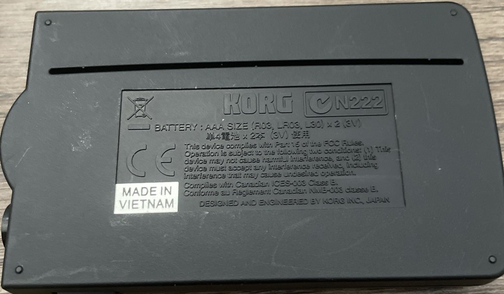 Korg Multi Instrument Chromatic Tuner CA-30