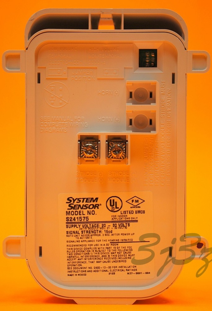 System Sensor S241575W Strobe