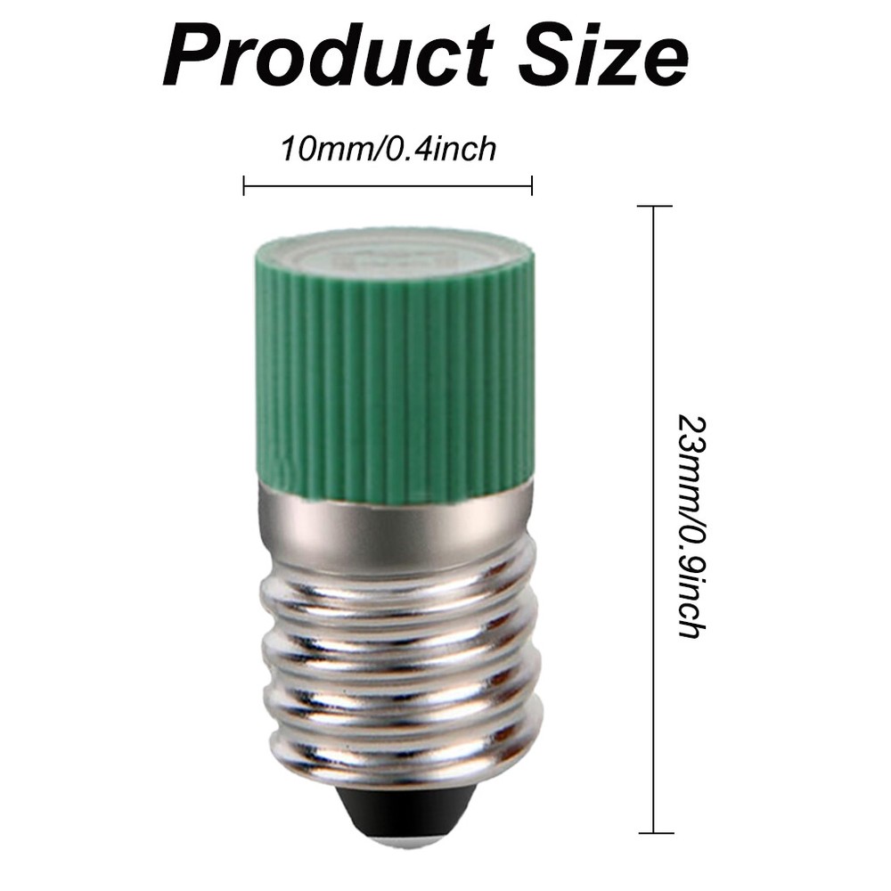 5Pcs Red & 5Pcs Green LED Bulbs Light 18 Volt Replace For Lionel 022 Controller