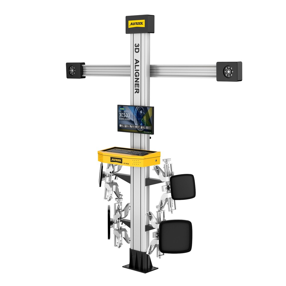 3D Wheel Alignment Machine Fully Automatic Car Wheel Aligner Works on 4Post Lift