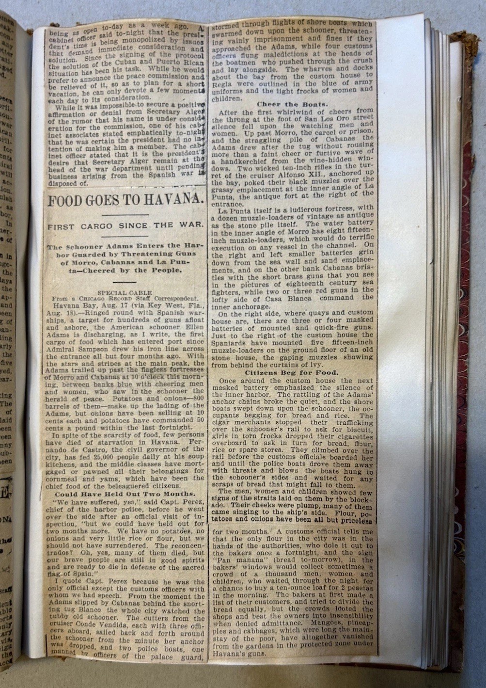 Antique Scrapbook Of Spanish-American War, 1898