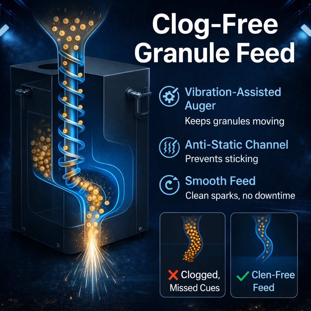 SRSFXWorx 800W Professional Cold Spark Machine – DMX512 + 16-Key Wireless Remote