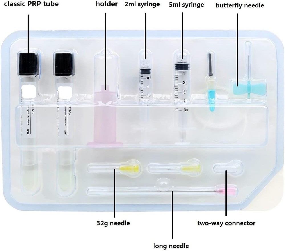 1Set 10/15ML Plastic Platelet Plasma and Measurement Complete Kit SolutionA&Gel