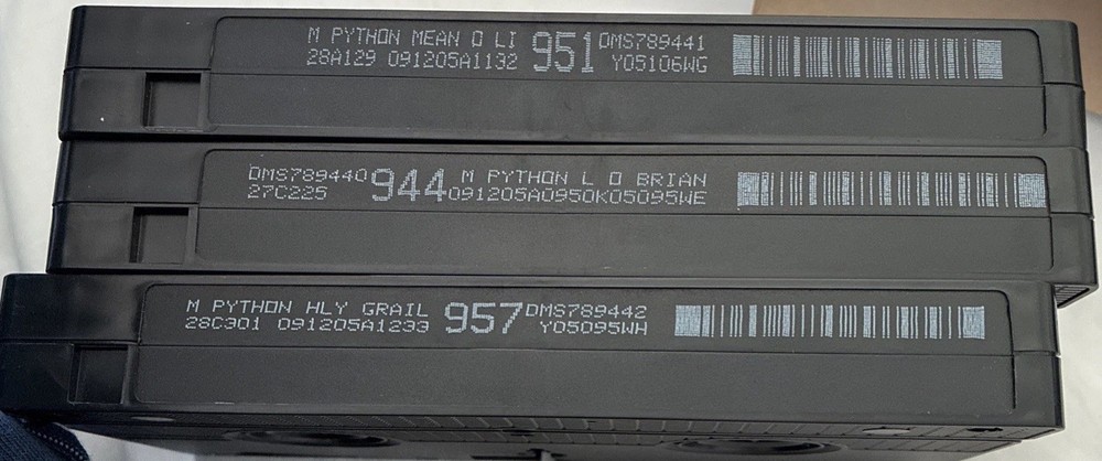 Monty Python VHS 3 Film Boxset