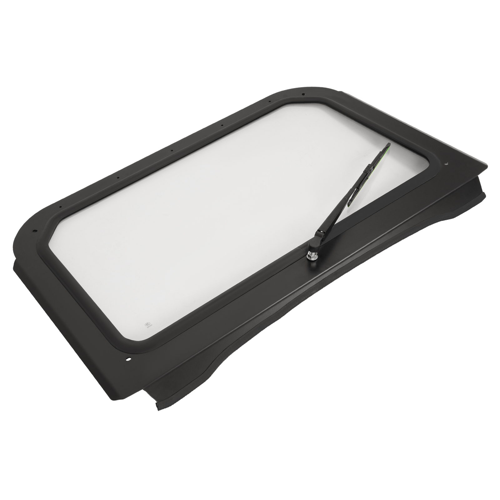 Clear Full Glass Windshield W/ Wiper Black For Polaris RZR 570 800 XP 900 08-14