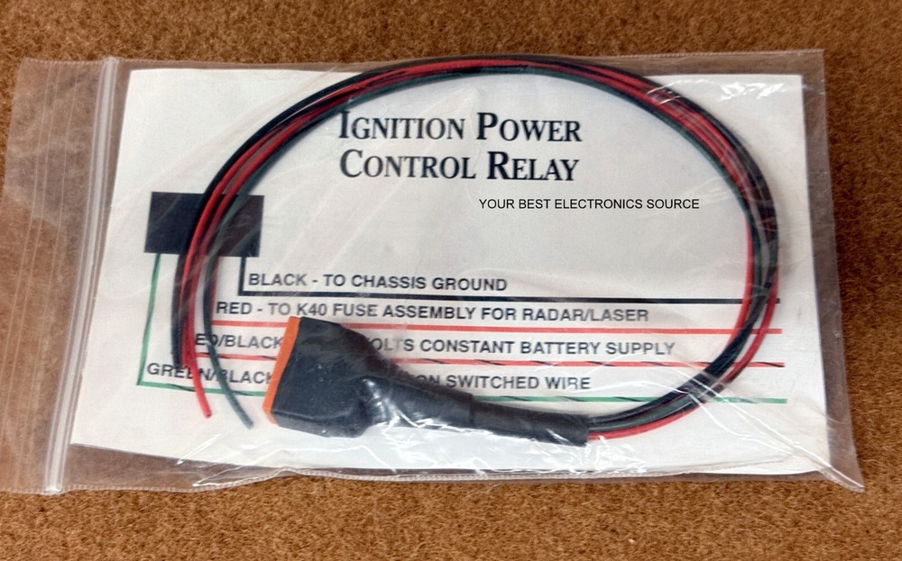 NEW K40 Radar, Ignition Power Control Relay