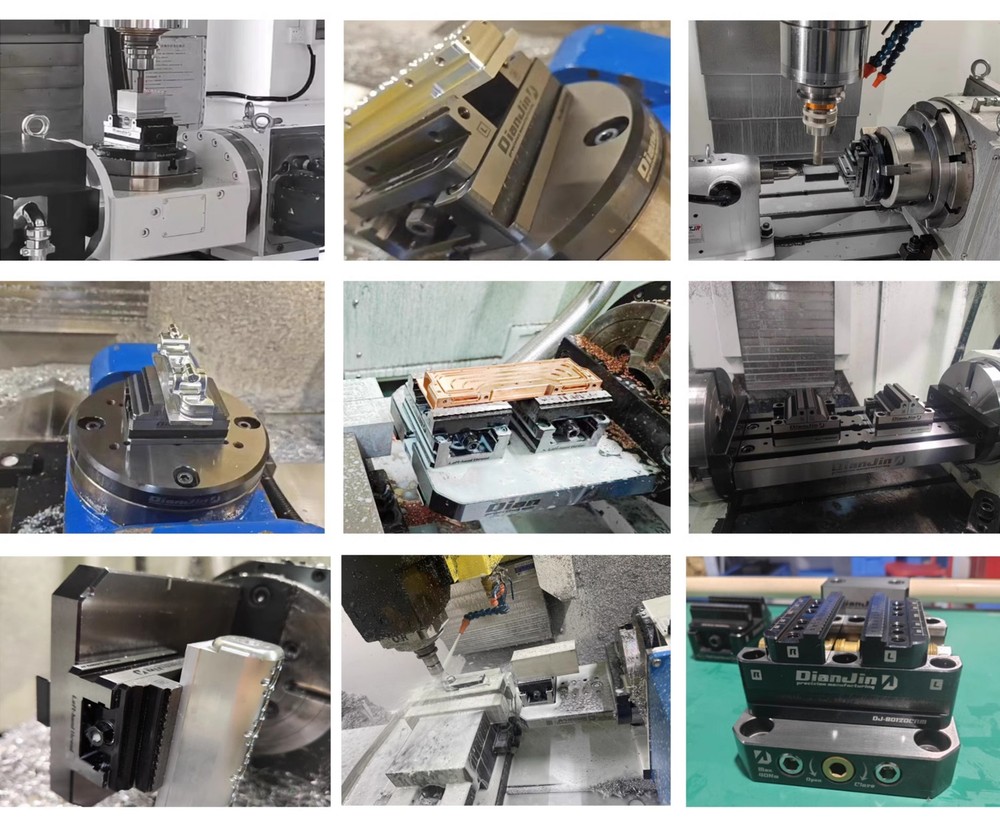 4/5 axis Fixture Self-centering Vise Zero-point Quick-change 4 axis DJ 6080h