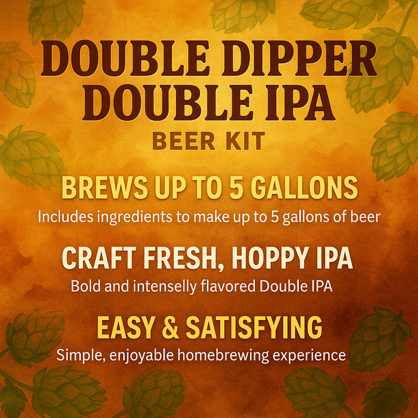 Label Peelers Double Dipper Double IPA Beer Kit - Extract