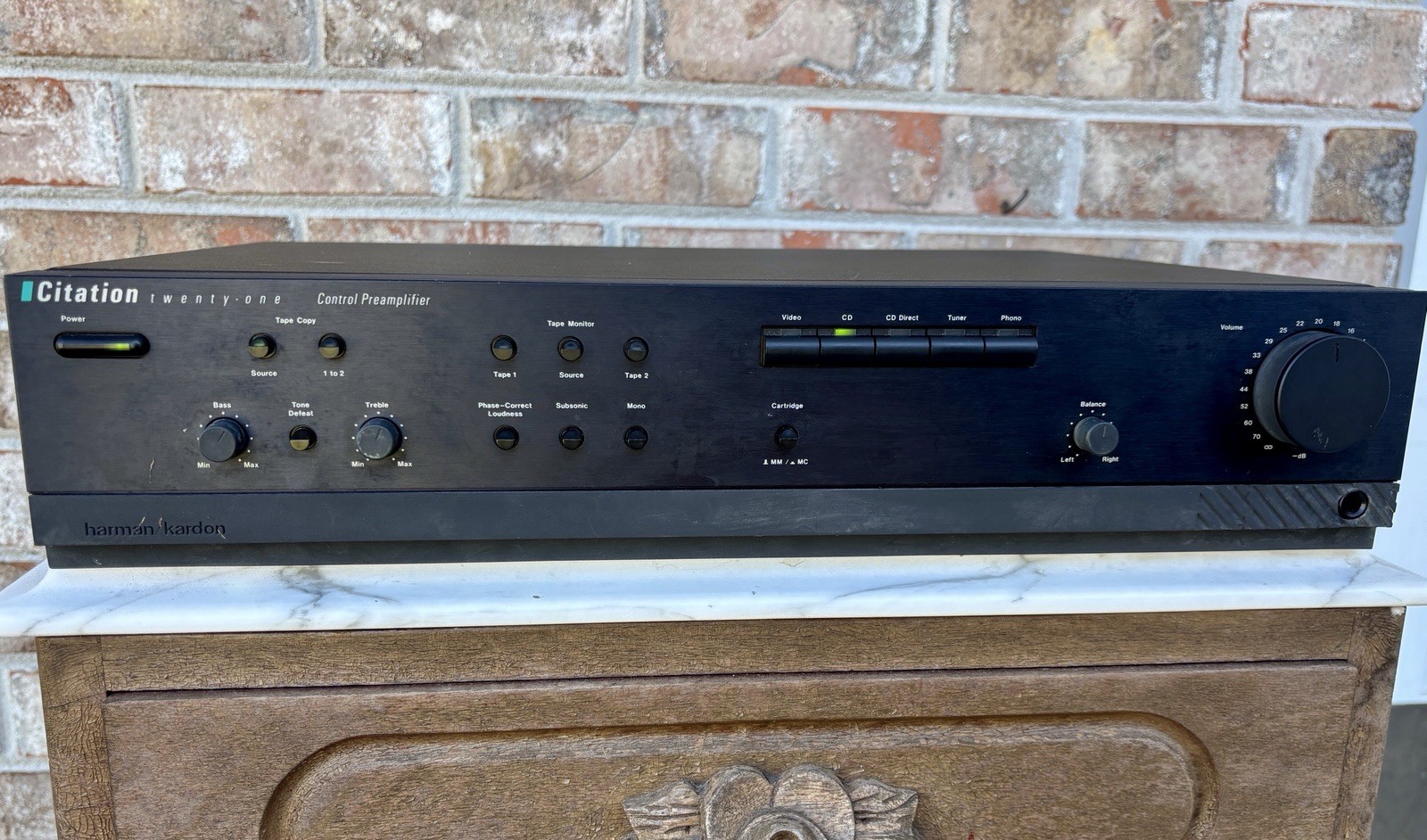 Harman Kardon  Stereo Preamplifier Citation Twenty-One (21) Parts/Repair