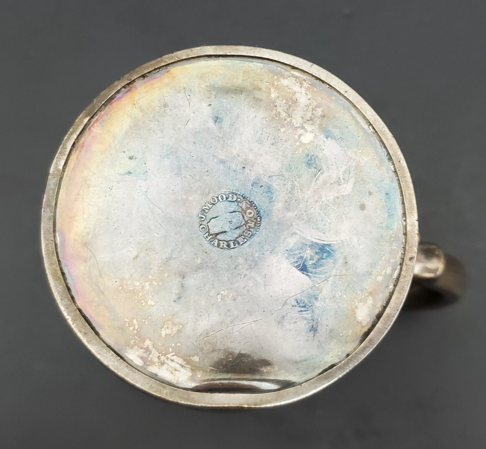 Antique J. Mood Charleston, Very rare, Solid Silver, Circa 1850, Drinking Cup
