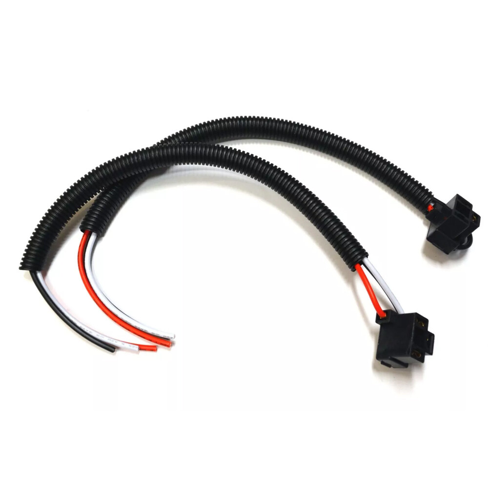 Extension Wire Pigtail Female P A 9003 H4 Two Harness Head Light Bulb Plug Lamp