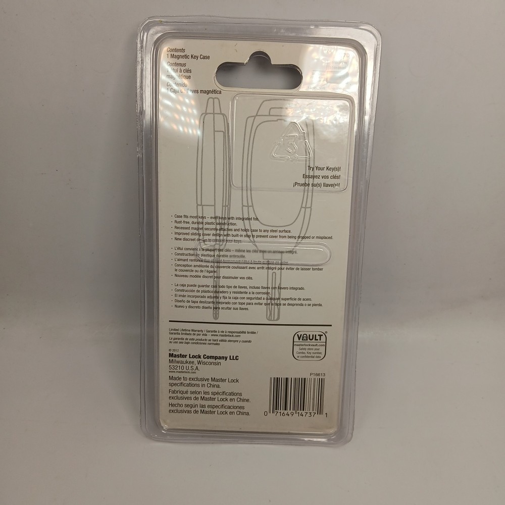 Master Lock Magnetic Key Storage Case 207D NOS