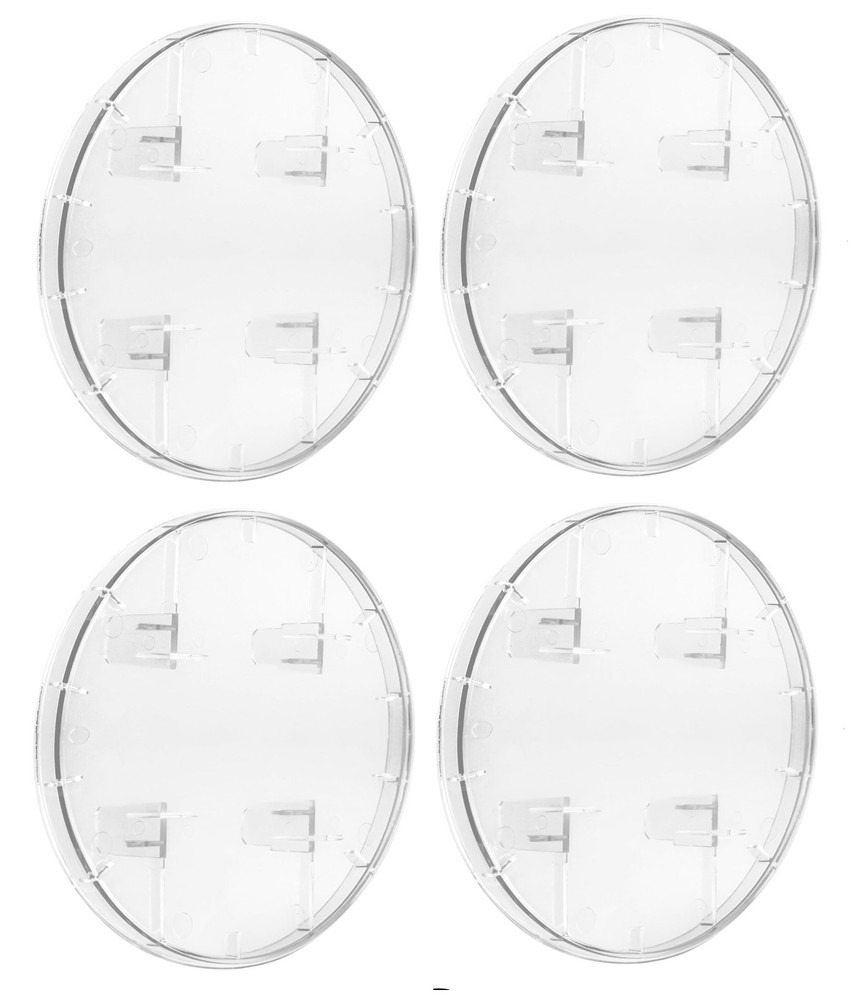 4 Pack Clear Plastic Socket Cover for Electrical Meters Bases