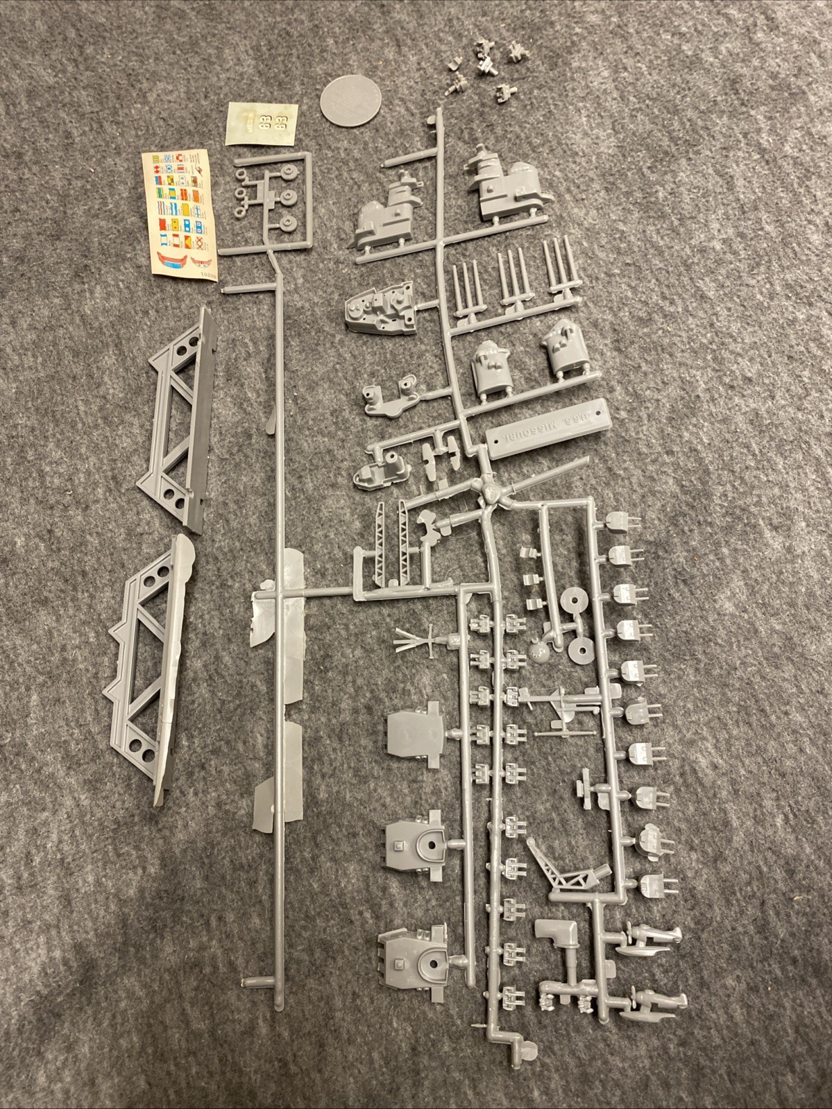 1969 Revell USS Missouri H-300 20”1977 PT-109 1/72 1972 USS Intrepid 1/720