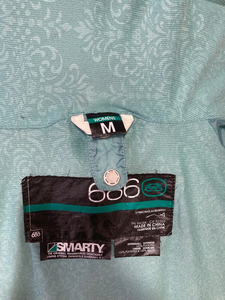 686 Snowboard Jacket - Womens Medium - Ski Snow Winter - Smarty - Black