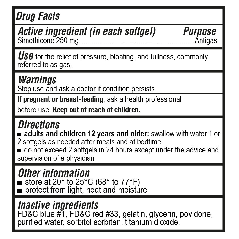 SIMETHICONE 250 MG 3 PACK