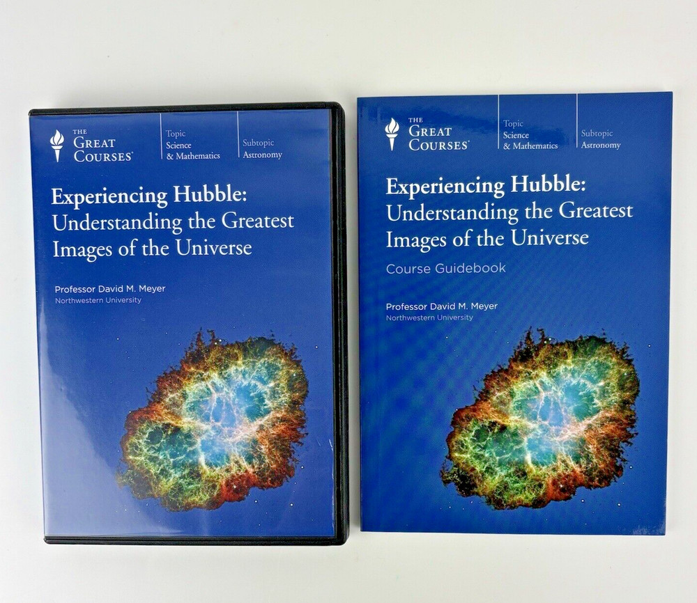 GREAT COURSES EXPERIENCING HUBBLE UNIVERSE IMAGES 2 DVD'S GUIDEBOOK PROF. MEYER