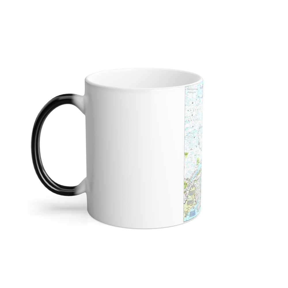Canada - Atlantic 1 (1992) (Map) Color Changing Mug 11oz
