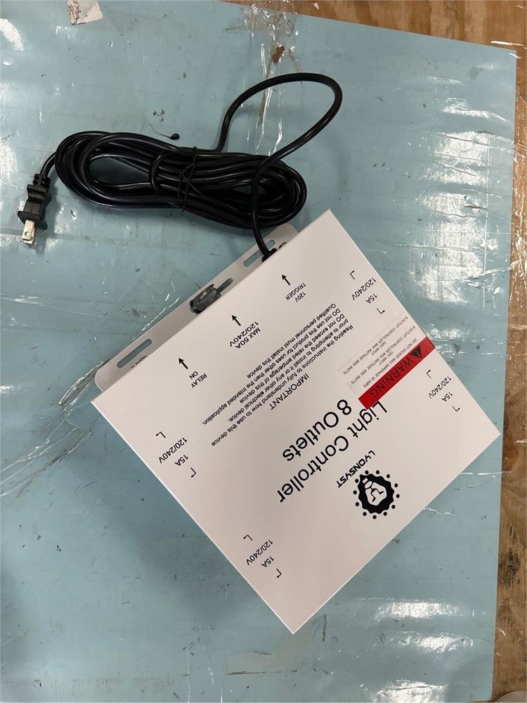 LYONSY Hydroponic Master Light Relay Controller 8 Outlet 240V 50A Trigger Cord