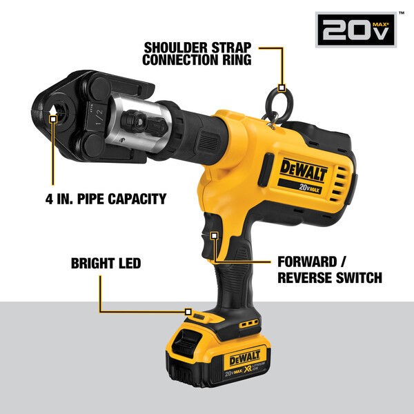 DEWALT DCE200M2K 20V Max Copper Pipe Crimping Tool